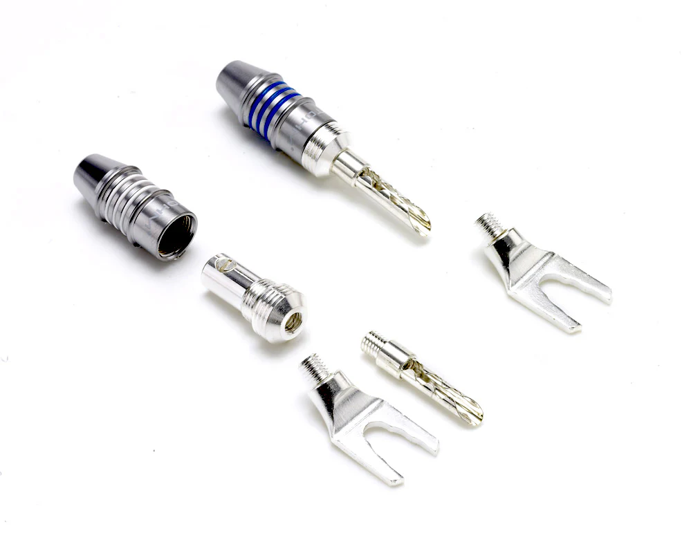 Atohm connecteurs fourche et banane (paire)