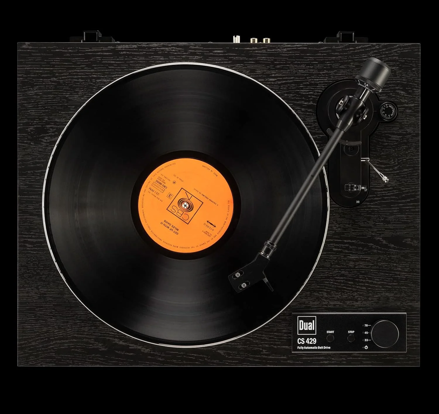 Platine vinyle entièrement automatique Dual CS 429 avec plateau en aluminium moulé sous pression (noir et noyer) - Image 2