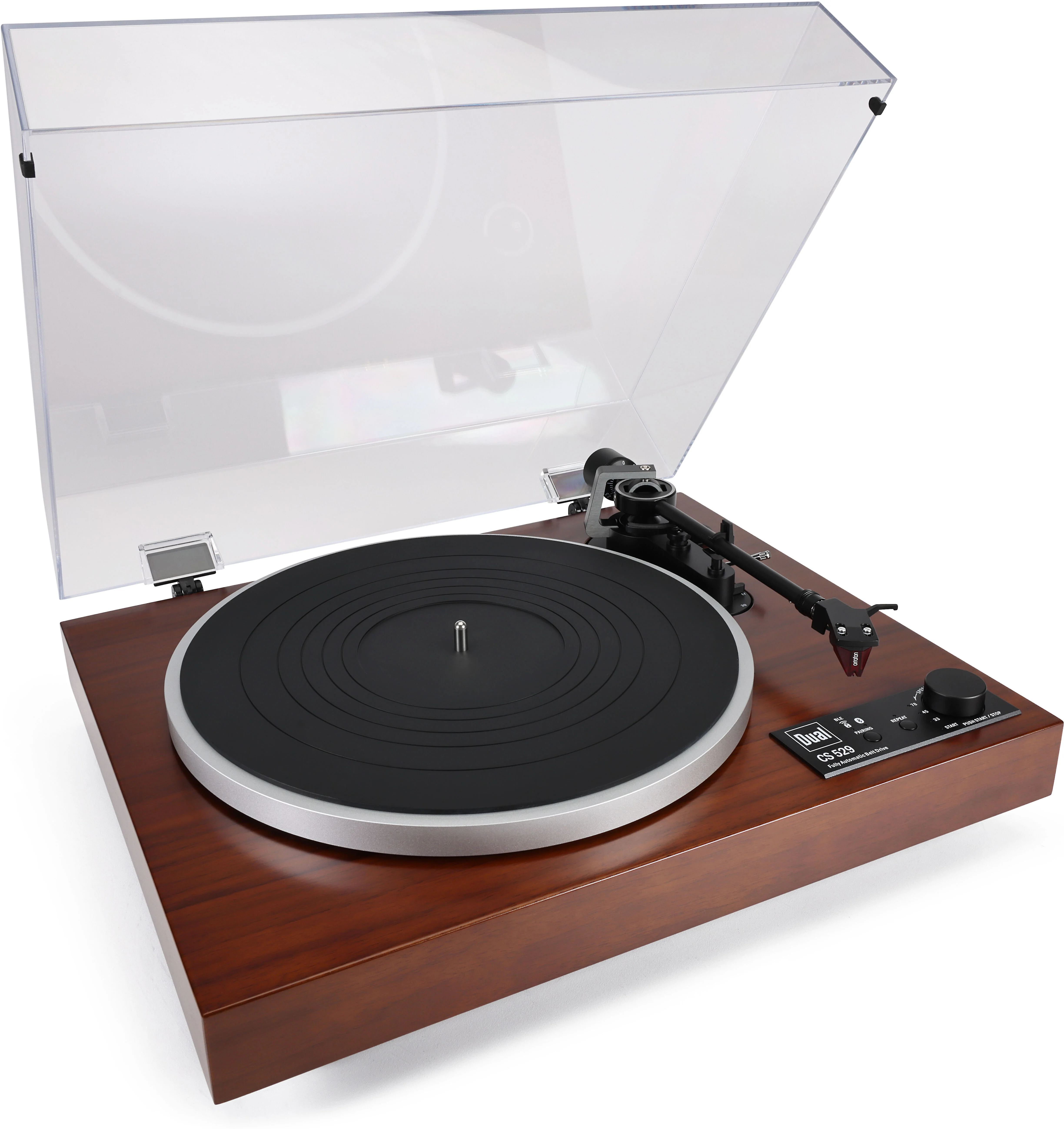 Platine vinyle entièrement automatique Dual CS 429 avec plateau en aluminium moulé sous pression (noir et noyer) - Image 5
