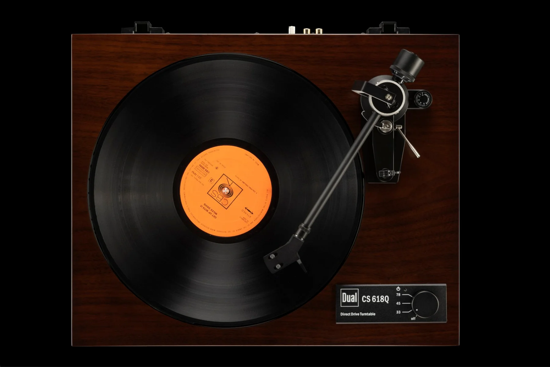 Platine vinyle manuelle Dual CS 618Q avec levage automatique