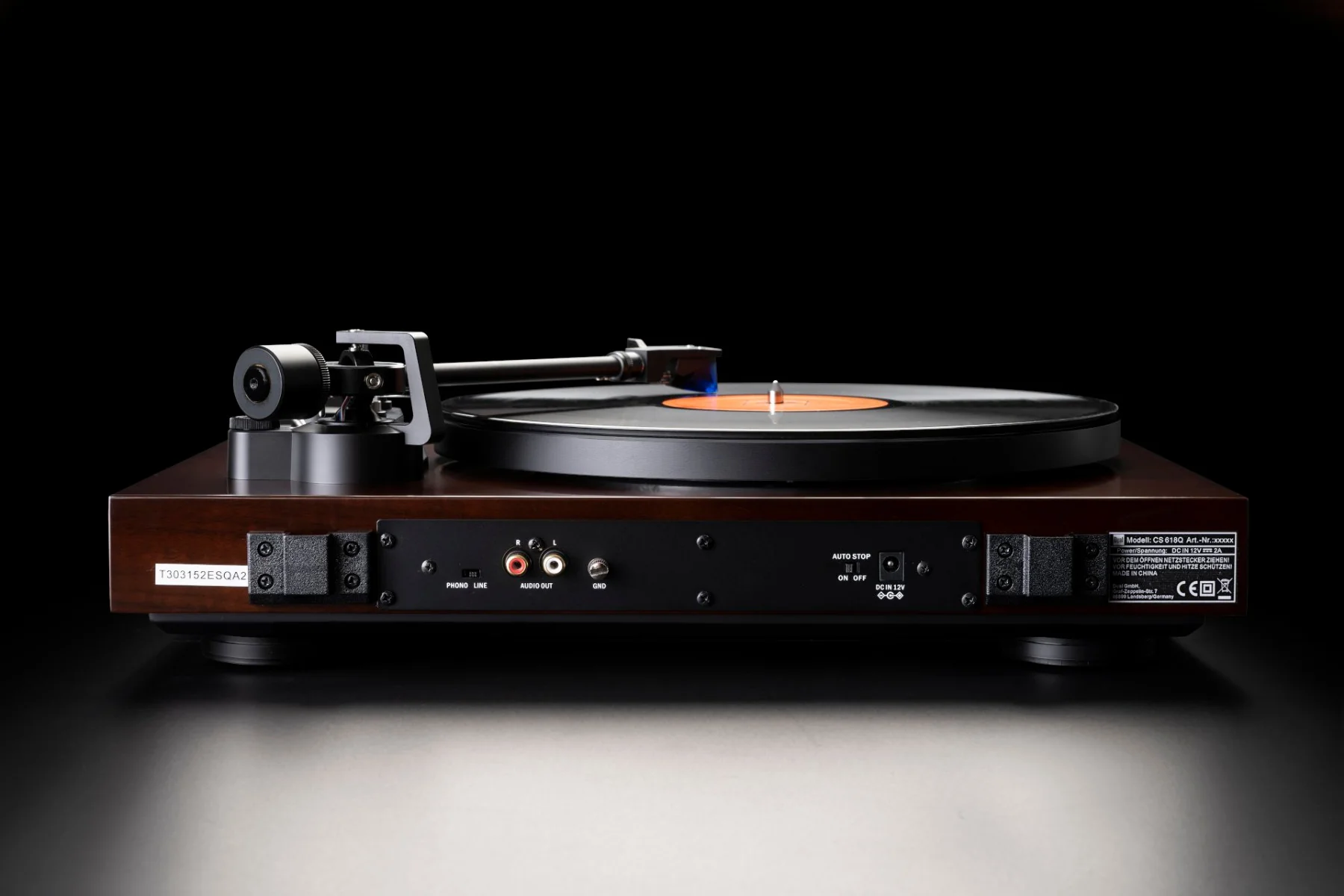 Platine vinyle manuelle Dual CS 618Q avec levage automatique - Image 3