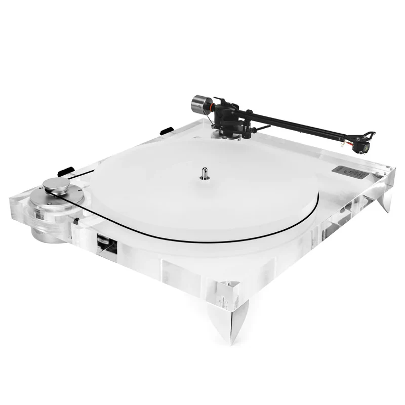 Platine vinyle Gold Note Valore 425 Plus en acrylique transparent sans cellule - Image 2