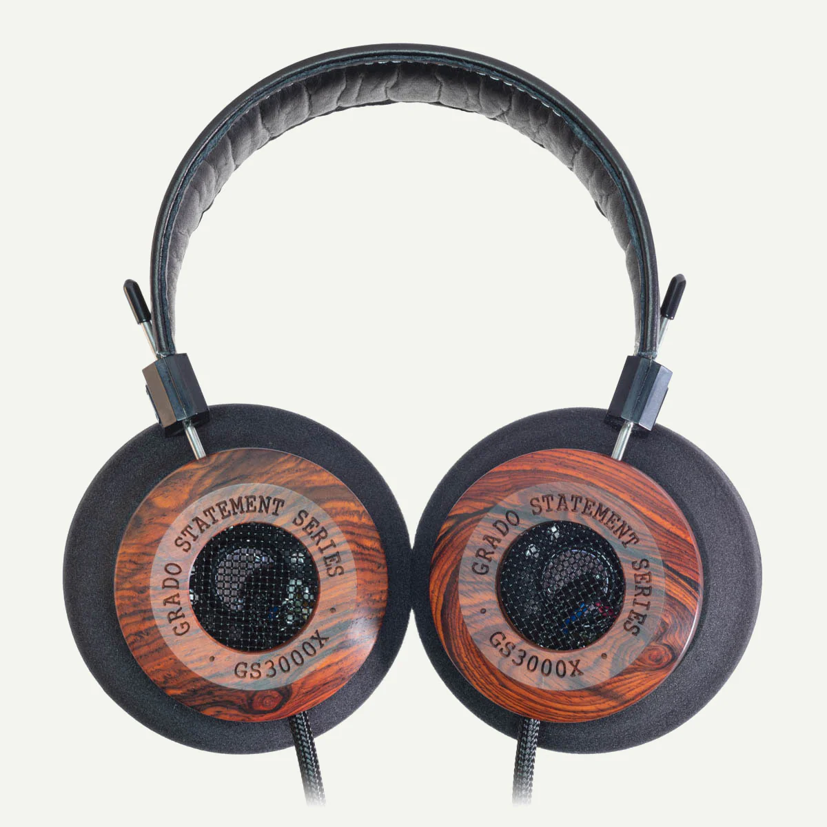 Casque audio Grado GS3000x en bois de cocobolo, ouvert - Image 2