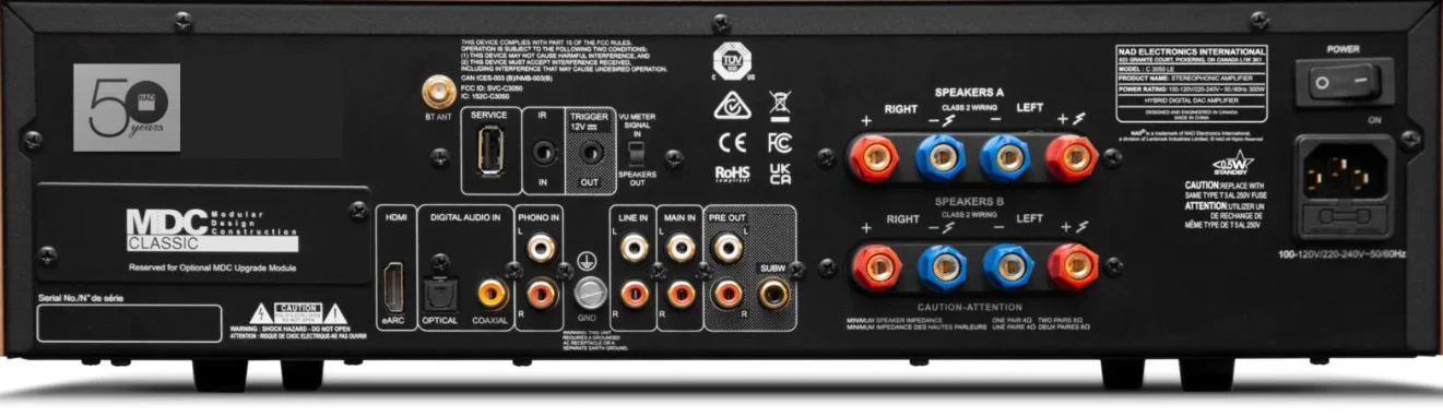 Amplificateur stéréophonique NAD C 3050 - Image 2