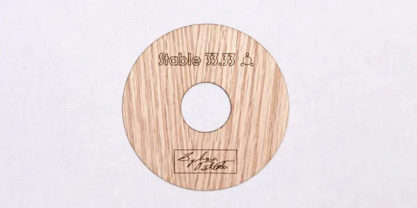 Plateau tournant stable 33.33 SP-7000 Delrin Record Transit, accessoires pour platine vinyle - Image 2