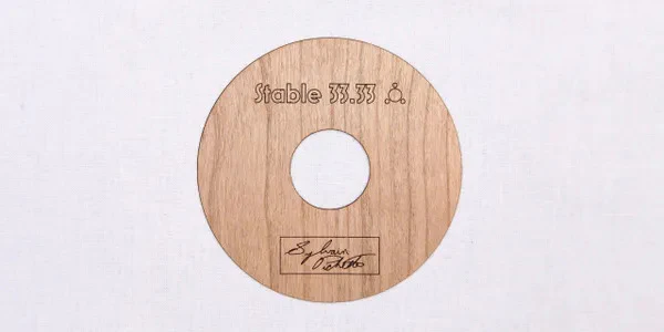 Plateau tournant stable 33.33 SP-7000 Delrin Record Transit, accessoires pour platine vinyle - Image 3